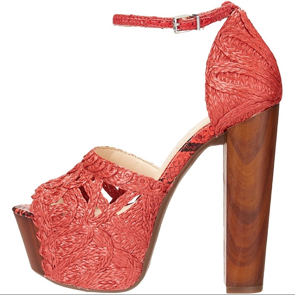 Darker coral Jessica Simpson beautiful heel - Dani